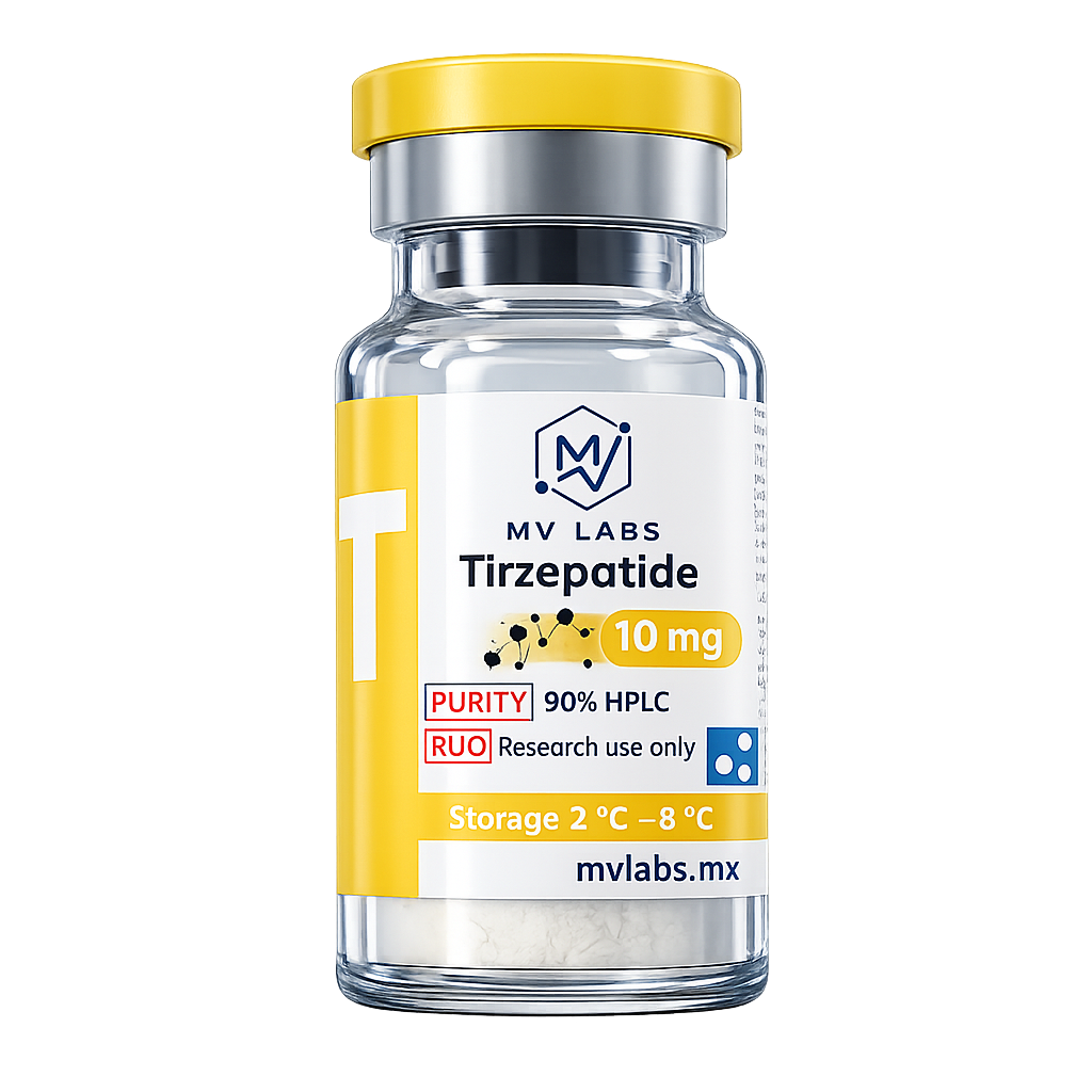Tirzepatide en México | Péptido Dual GLP-1/GIP