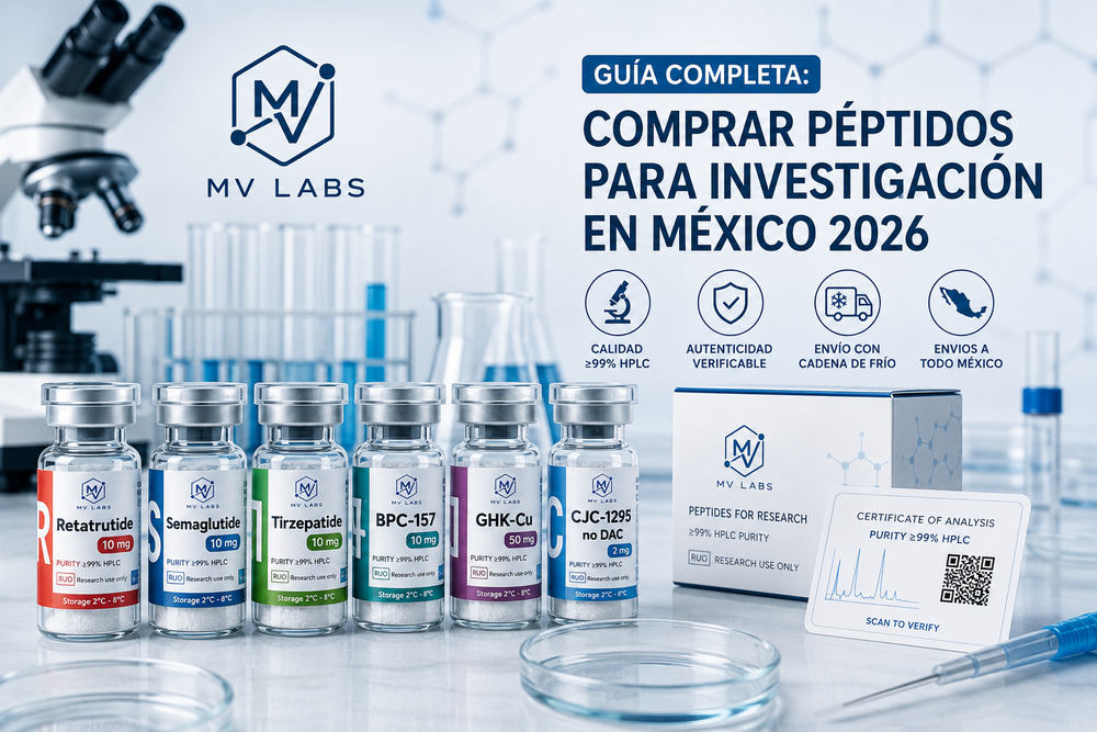 Guía Completa: Comprar Péptidos para Investigación en México 2026